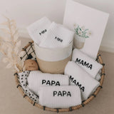 mama sokken kousen eulenschnit wit zwart 