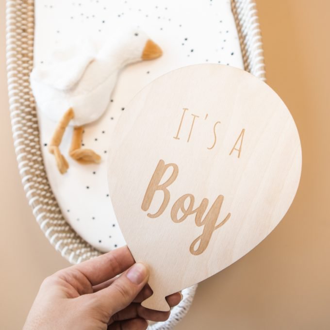 Houten Ballon • It's A Boy