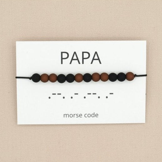 Papa Armband • Morse Code