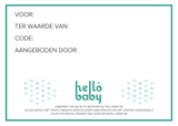 Kadobon €30 - HelloBaby.be