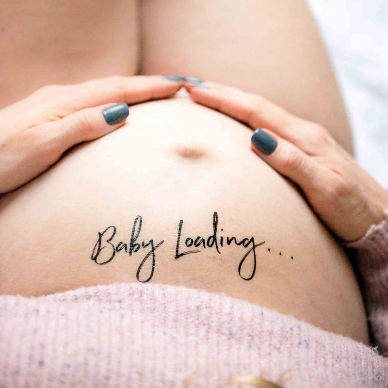 tijdelijke buik tattoo - baby Loading