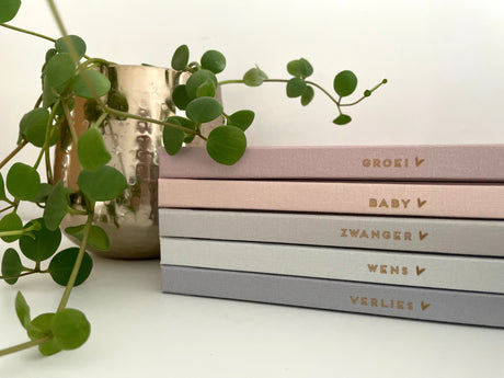 Invulboek Linnen • Babyboek - HelloBaby.be