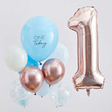 Ballonnen Set • 1ste verjaardag • Blue (10 stuks)