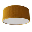 Plafondlamp wafelstof | oker - HelloBaby.be