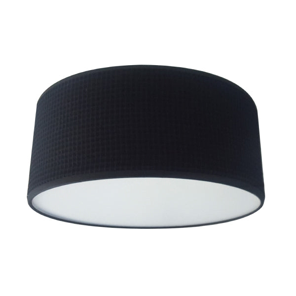 Plafondlamp Wafelstof • Zwart - HelloBaby.be