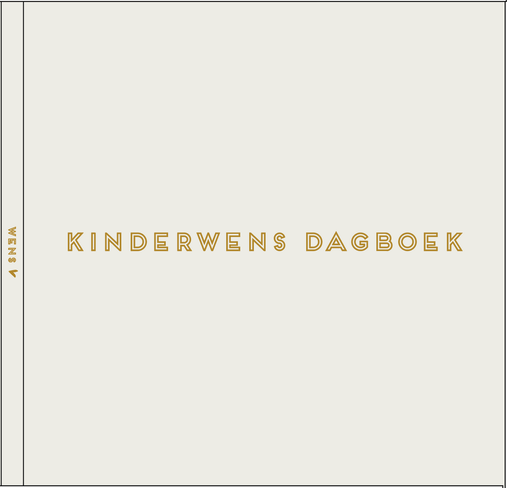 Invulboek Linnen • Kinderwens Dagboek - HelloBaby.be