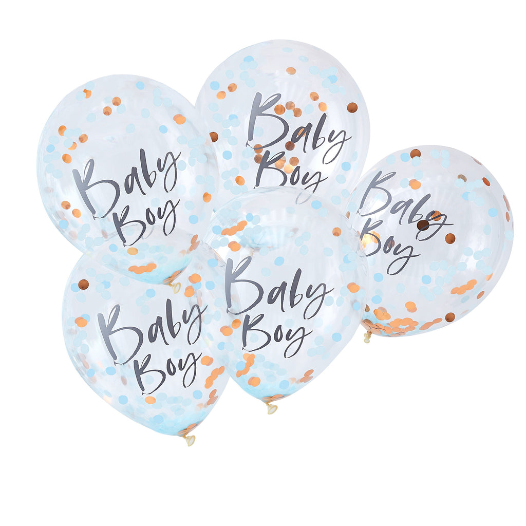 Ballonnen • Baby Boy (5 stuks)