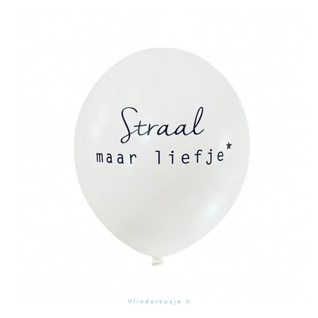 troost ballon straal maar liefje vlinderkusje