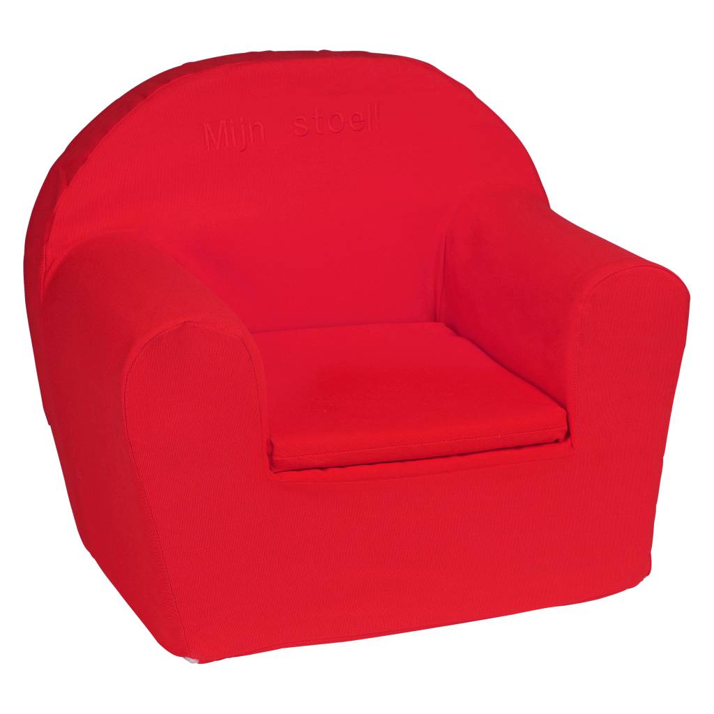 Kinderfauteuil met naam | Rood - HelloBaby.be