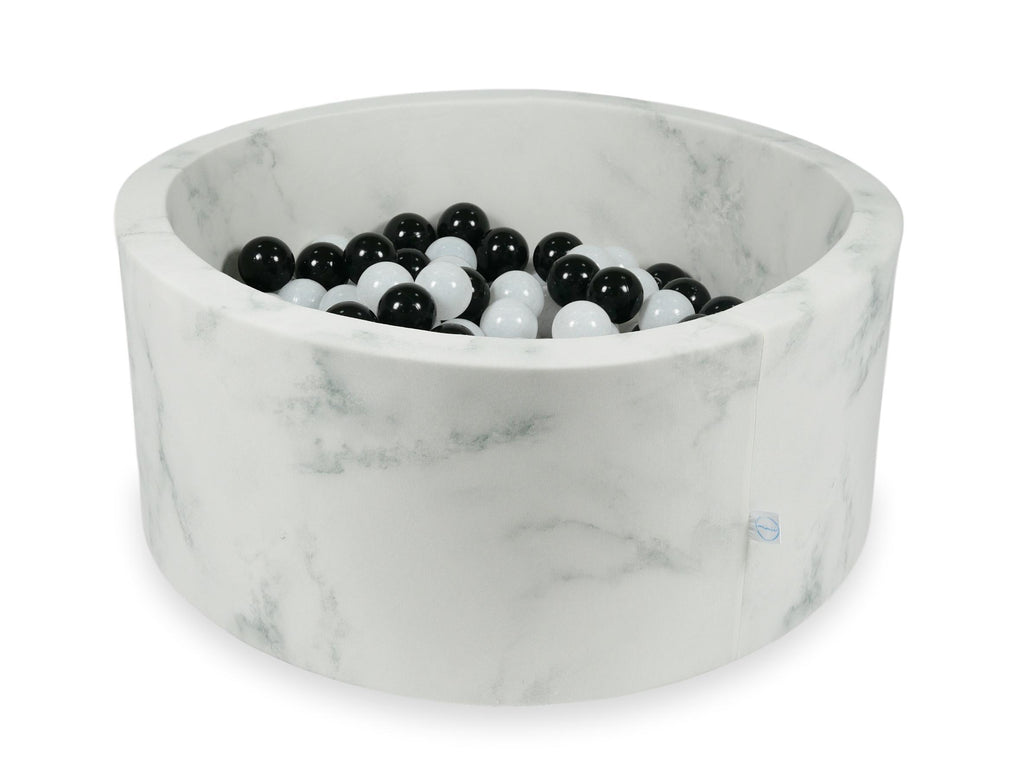 Marble ballenbad Moje • Rond 40 x 90 cm • Inclusief 300 ballen diameter 7 cm - HelloBaby.be