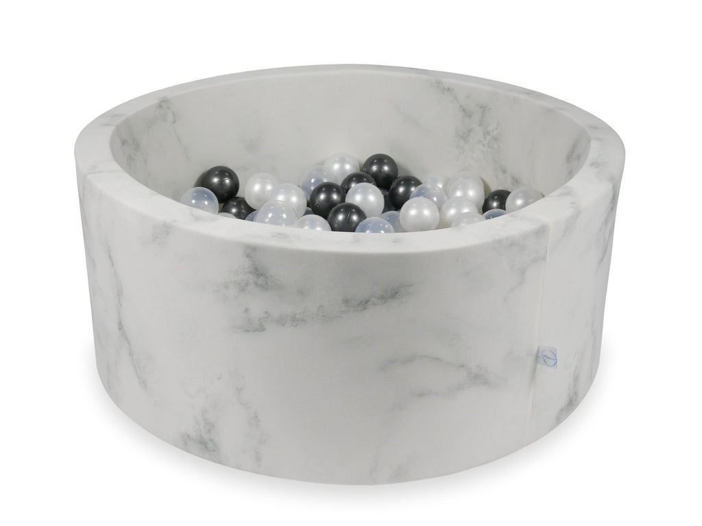 Marble ballenbad Moje • Rond 40 x 90 cm • Inclusief 300 ballen diameter 7 cm - HelloBaby.be